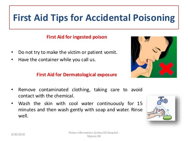 First Aid Measures In Poisoning