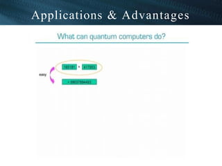Applications & Advantages
69
 