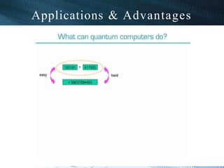 Applications & Advantages
70
 