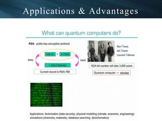 Applications & Advantages
74
 