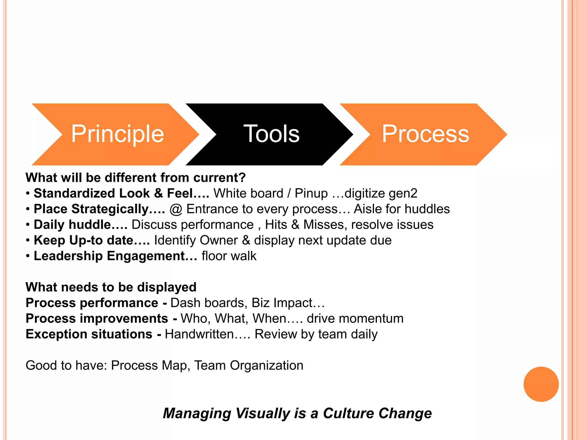 A system of cascading productionand delivery instructions in whichnothing is done by the upstreamsupplier until the downstreamcustomer signals the needPull: Customer Centric