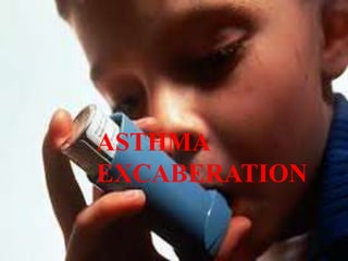 ASTHMA
EXCABERATION
 