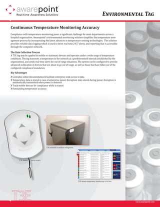 Awarepoint Samples (Data Sheets) | PDF