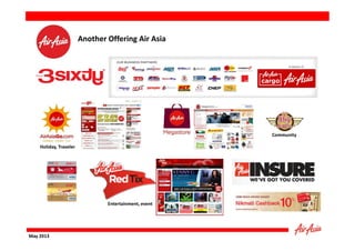 Another Offering Air Asia

Community
Holiday, Traveler

Entertainment, event

May 2013

 