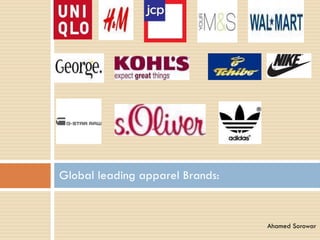 Global leading apparel Brands:
Ahamed Sorowar
 