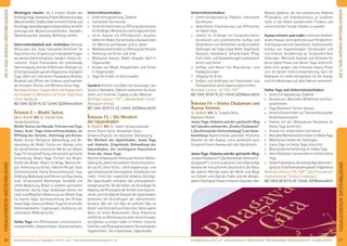 57Anmeldeformular siehe S. 231 · Info/Anmeldung Tel.: BM 05234/870 · WW 02685/80020 · NO 04426/9041610 · AL 08361/925300Kursinformationen und Tagesablauf: siehe S. 4+45 · Seminarleiter-Beschreibungen ab S. 92
YOGALEHRER/INWEITERBILDUNG
56
YOGALEHRER/INWEITERBILDUNGDIE9-TAGE-INTENSIV-WEITERBILDUNGEN
DIE9-TAGE-INTENSIV-WEITERBILDUNGEN
Wichtigste Inhalte: die 3 inneren Glieder des
AshtangaYoga,Samyama,Prajna(Wissen)undJaya
(Meisterschaft). Siddhis (übersinnliche Kräfte) und
ihrealltags-/praxisbezogeneInterpretation,vertiefte
wirkungsvolle Meditationsmethoden. Samadhi,
Überbewusstsein. Kaivalya, Befreiung, Einheit.
Unterrichtsdidaktik und -techniken: Geistige
Wirkungen des Yoga. Samyama-Techniken im
Yoga Unterricht. Eingehen auf individuelle Fragen
aus deiner Unterrichtspraxis. Sanskrit: Asana-Va-
riationen. Shank Prakshalana, die vollständige
Darmreinigung, eine der effektivsten Übungen zur
Entschlackung des ganzen Organismus. Kundalini
Yoga: Üben von intensivem Pranayama, Mudras,
Bandhas zum Öffnen der Chakras und Erwecken
der Energien. Kleines und Mittleres Kriya Yoga.
BenötigteLiteratur:SukadevBretz:DieYogaweisheit
des Patanjali für Menschen von heute; Yoga Vidya
Lehrer Handbuch.
MZ 724€, DZ 877€, EZ 1.034€, S/Z/Womo 602€
Intensiv E – Bhakti Sutras
26.3.-4.4.21 BM, SL: Sitaram Kube,
Sarada Drautzburg
Bhakti Sutras von Narada. Erlernen von Puja,
Homa, Arati. Yoga Unterrichtstechniken zur
Öffnung des Herzens. Anleitung von Kirtan.
Bhakti Sutras: Rezitation, Behandlung und Be-
sprechung der Bhakti Sutras von Narada, eines
der berühmtesten klassischen Werke zum Bhakti
Yoga. Für Herzensöffnung und schnelle spirituelle
Entwicklung. Bhakti Yoga: Formen von Bhakti.
Stufen des Bhakti. Bhakti im Alltag. Mantra-Sin-
gen. Anleitung von Kirtan. Indische Rituale: Arati
(Lichtzeremonie), Homa (Feuerzeremonie), Puja.
Erklärung,BedeutungundErlernenvonPuja,Homa,
Arati. Hinduistische Mythologie. Symbolik und
tiefere Bedeutung. Bhakti in anderen spirituellen
Traditionen. Karma Yoga: Selbstloses Dienen mit
Liebe und Mitgefühl. Bedeutung von Bhakti Yoga
für Karma Yoga. Spiritualisierung des Alltags.
Jnana Yoga: Jnana und Bhakti Yoga Unterschiede,
Gemeinsamkeiten, Ergänzungen, Auﬂösung von
scheinbaren Widersprüchen.
Hatha Yoga: mit Afﬁrmationen und Konzentra-
tionstechniken.LängeresHalten.Asanasmeditativ.
Unterrichtstechniken:
» Unterrichtsgestaltung, Didaktik
» Individuelle Korrekturen
» Unterrichtstechniken zur Öffnung des Herzens
fürAnfänger,MittelstufeundFortgeschrittene
» Lerne, Asanas mit Afﬁrmationen, längeres
HaltenmitBhakti-Konzentration,Asanastunden
mit Mantras aufzubauen und zu geben
» MeditationstechnikenzurÖffnungdesHerzens
» Anleitung von Kirtan und Arati
» Meditative Asanas. Gebet, Hingabe, Gott in
Yogastunden
» Einsatz von Musik, Klangschalen und Kirtan
in Yogastunden
» Yoga für Kinder im Vorschulalter
Sanskrit: Erlernen und Üben von Devanagari, des
Sanskrit Alphabets. Dadurch bekommst du einen
tiefen und intuitiven Zugang zu den Mantras.
Benötigte Literatur: YVL**, „Narada Bhakti Sutras“
(Mangalam Verlag)
MZ 724€, DZ 877€, EZ 1.034€, S/Z/Womo 602€
Intensiv F2 - Die Weisheit
der Upanishaden
4.-13.4.21 BM, SL: Swami Tattwarupananda,
Atman Shanti Hoche, Ramashakti Sikora
Teilweise Englisch mit deutscher Übersetzung
Die Weisheit der Upanishaden, Jnana Yoga
und Vedanta: Eingehende Behandlung der
Upanishaden, der wichtigsten klassischen
Texte des Jnana Yoga.
GleichesSchwerpunkt-ThemawieIntensiv-Weiter-
bildungA2,jedochmitanderenUnterrichtstechni-
ken als A2, ohne Stress- und Entspannungs- und
sportmedizinischeTrainingslehre.Stattdessenvon
14:00-15:45 Uhr zusätzliche Vedanta-Vorträge.
Die Upanishaden enthalten den philosophisch-
metaphysischen Teil der Veden, die Grundlage für
Vedanta, die Philosophie der Einheit. Eine faszinie-
rende und mitreißende Analyse der Upanishaden
behandelt die Grundfragen der menschlichen
Existenz: Wer bin ich? Was ist wirklich? Was ist
Glück? und führt dich zur Erkenntnis: Deine wahre
Natur ist reines Bewusstsein. Diese Erkenntnis
verhilft dir zur Befreiung von allen Verstrickungen
des Geistes, zu einem Leben in Freiheit. Indische
SchriftenundPhilosophiesysteme:Diewichtigsten
Yogaschriften. Die 6 Darshanas. Upanishaden.
Unterrichtstechniken:
» Unterrichtsgestaltung, Didaktik, individuelle
Korrekturen
» Vedantische Visualisierung und Afﬁrmation
im Hatha Yoga
» Jeweils für Anfänger bis Fortgeschrittene:
Variationen und systematischer Aufbau und
Heranführen von Teilnehmern an die einzelnen
Stellungen der Yoga Vidya Reihe: Kopfstand,
Skorpion, Handstand, Schulterstand, Pﬂug,
Fisch,Dreh-undStandstellungensystematisch
lernen und lehren
» Aufbau und Ablauf von Begrüßungs- und
Feedbackrunden
» Umgang mit Kritik
» Aufbau und Anleitung von Traumreisen und
Fantasiereisen als Entspannungstechniken.
Benötigte Literatur: UP, YVA, YVL**
MZ 724€, DZ 877€, EZ 1.034€, S/Z/Womo 602€
Intensiv F4 – Viveka Chudamani und
Asanas Intensiv
3.-12.9.21 BM, SL: Sukadev Bretz,
Radharani Birkner
Jnana Yoga, Vedanta und der spirituelle Weg
mit Sukadev anhand des „Viveka Chudamani“
(„Das Kleinod der Unterscheidung“) von Shan-
karacharya.AsanasIntensivundexakt: Intensives
Arbeiten an den Asanas. Lerne spielerisch auch
fortgeschrittene Asanas und viele Variationen.
Jnana Yoga, Vedanta und der spirituelle Weg:
„VivekaChudamani“(„DasKleinodderUnterschei-
dungskraft“), ist eine praktische und tiefgründige
Analyse der menschlichen Zwickmühle, der Natur
der wahren Realität sowie der Mittel und Wege
zur Freiheit vom Rad des Todes und der Wieder-
geburt (Samsara). Diesen brillanten Klassiker über
Advaita Vedanta, die non-dualistische Vedanta
Philosophie, von Shankaracharya zu studieren
heißt, in die Höhen wundervollen Friedens und
unermesslicher Freude erhoben zu werden.
Asanas intensiv und exakt: Intensives Arbeiten
andenAsanas.Lernespielerischauchfortgeschrit-
tene Asanas und viele Variationen. Systematischer
Aufbau von Yogastellungen. Vorübungen und
schrittweise Annäherung an fortgeschrittene
Stellungen. Wertvolle Impulse und Hinweise für
deine eigene Praxis und deinen Yoga Unterricht.
Dank ihrer langen und intensiven Asana Praxis
und 20 Jahren Unterrichtserfahrung kann dir
Radharani ein tiefes Verständnis für die Asanas
und ihre Wirkungen auf allen Ebenen vermitteln.
Hatha Yoga und Unterrichtstechniken:
» Unterrichtsgestaltung, Didaktik
» Korrekturen: Besonders Mittelstufe und Fort-
geschrittene
» Yoga Bodywork Partner Asanas
» Unterrichtstechniken zur Transzendierung des
Körperbewusstseins
» Asanas mit den Mahavakyas Darshanas im
Hatha Yoga Unterricht
» Asanas mit vedantischen Lehrsätzen
» AbstrakteMeditationstechnikenimHathaYoga
» Meditatives Halten der Stellungen
» Jnana Yoga im Hatha Yoga Unterricht
» Bewusstseinserweiterung im Hatha Yoga
» Identiﬁkationen transzendieren mittels Hatha
Yoga
» ShankPrakshalana,dievollständigeDarmreini-
gungzurEntschlackungdesganzenOrganismus
BenötigteLiteratur:YVL,YVA**,„DasKronjuwelder
Unterscheidung“ (Viveka Chudamani)
MZ 724€, DZ 877€, EZ 1.034€, S/Z/Womo 602€
 