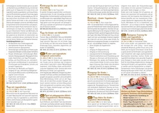 63Anmeldeformular siehe S. 231 · Info/Anmeldung Tel.: BM 05234/870 · WW 02685/80020 · NO 04426/9041610 · AL 08361/925300Kursinformationen und Tagesablauf: siehe S. 4+45 · Seminarleiter-Beschreibungen ab S. 92
YOGALEHRER/INWEITERBILDUNG
62
YOGALEHRER/INWEITERBILDUNG
KINDER-YOGAWEITERBILDUNG
KINDER-YOGAWEITERBILDUNG
ImKindergartenundVorschulaltergehtesvorallem
um Nachahmung und Wiederholung, Schulkinder
wollen auch im Yogaunterricht etwas lernen und
Jugendlichewollenausprobierenundherausﬁnden,
wasihrePersönlichkeitausmacht.Durchdaseigene
Erleben der jeweiligen Kinderyogaübung fällt dir
das Unterrichten von Kindern leicht. Du erfährst,
welche Themen die Kinder in den verschiedenen
Altersstufenbewegenundlernst,denBedürfnissen
entsprechend Unterrichtseinheiten aufzubauen.
Die intensive eigene Praxis harmonisiert das Zu-
sammenspiel von Kopf, Herz und Bauch, so dass
du auch theoretische Themen wie Methodik und
Didaktik kinderleicht aufnimmst. In den Lehrpro-
ben gewinnst du Sicherheit im Unterrichten von
Kindern, erarbeitest deinen individuellen Stil und
wirst dir deiner Stärken und Schwächen bewusst.
Ausbildungsthemen u.a. :
» die Bausteine einer Kinderyogastunde
» altersgerechtes Anleiten der Asanas
» themenorientierte Übungsreihen
» PartnerübungenundÜbungenzurFörderungder
KooperationsfähigkeitunddessozialenVerhaltens
» Rituale, Stilleübungen, Sinnesübungen, Medi-
tationen,Bewegungsspiele,Massagetechniken,
Lieder, Geschichten und Yoga Philosophie
» Aufbau und Durchführung von mehrwöchi-
gen Kursen und Workshops in verschiedenen
Einrichtungen wie Kindergärten, Schulen und
privaten Yogazentren
» Vertiefung von Methodik und Didaktik
» Umgang mit sog. „Verhaltensauffälligkeiten“
» Schulung des Bewusstseins und Reﬂektion des
eigenen Unterrichtsstils
» Supervision und Austausch
» Psychologie von Kindern
» Yoga für Jugendliche
MZ 724€, DZ 877€, EZ 1.034€, S/Z/Womo 602€
Yoga mit Jugendlichen
15.-17.1.21 WW, SL: Shanti Devi Witzler
12.-14.2.21 BM, SL: Kati Tripura Voß
Wie erreicht man die Jugendlichen? Wo stehen sie
imLeben?Wasbrauchensie?Lassedichinspirieren
und lerne, Yoga für Jugendliche zu unterrichten.
Erfahre,welcheAsanasundÜbungsreihenJugend-
lichen besonders gut tun.
MZ 180€, DZ 216€, EZ 251€, S (nur BM)/Z/
Womo 155€
Kinderyoga für den Schul- und
Kita-Alltag
27.-29.8.21 BM, SL: Kati Tripura Voß
Es werden Entspannungstechniken und Konzen-
trationstechniken für den Schulalltag vermittelt.
Beweglichkeit,AufmerksamkeitundKonzentration
sindWirkungeneinerregelmäßigenYogaPraxisund
bringen Harmonie in den Schulalltag. Zum Hatha
Yoga gehört auch eine gesunde und sattwige Er-
nährung; so werden wir gemeinsam ein gesundes
Schulfrühstück kreieren.
MZ180€,DZ216€,EZ251€,S(nurBM)Z/Womo155€
Yoga für Kinder mit ADS/ADHS
1.-3.10.21 BM, SL: Iris Zanders
Themen: Was ist ADS/ADHS? Wie wird ADS/ADHS
festgestellt? Welche Hilfen habe ich als Kinder
Yoga Lehrer/in? Was kann ich mit Kinder Yoga
für die Kinder tun? Wo sind meine Grenzen? Mit
Kinderyoga Praxis, besonders abgestimmt auf
Kinder mit ADS/ADHS.
MZ 180€, DZ 216€, EZ 251€, S/Z/Womo 155€
NEU Kinder und Jugendliche
erfolgreich unterrichten
23.-28.5.21 BM, SL: Evelyn Marras
Dir macht Yoga mit Kindern und Jugendlichen
viel Freude und du möchtest das erfolgreich
unterrichten? Lasse dich in dieser Weiterbildung
inspirieren! Lerne Aufbau, Inhalt und Durchfüh-
rung einer Yogaklasse, einem Seminar oder einem
Workshop für Kinder und Jugendliche.
LerneYogaübungen,Meditation,Entspannung,Atem-
technikenfürKinderundTeensverschiedenerAlters-
gruppenanzupassen,anzuleitenundzukorrigieren.
Diese Weiterbildung richtet sich an alle Yoga-
lehrer, die mit dem Kind und dem Teenager „von
heute“ arbeiten möchten um deren Bewusstsein
leicht und spielerisch zu erwecken und zu fördern.
Raum für Fragen, Vorbereitungen und Tipps für
dein eigenes Seminar.
MZ 391€, DZ 476€, EZ 563€, S/Z/Womo 323€
NEU Spiel als pädagogisches Mittel -
Kinder Yogalehrer/in Weiterbildung
8.-10.10.21 BM, SL: Hans-Jürgen Klee
Durch Reﬂexion „des Erlebten“ kann das Verhalten
vonKindernnachhaltigverändertwerden.Mobbing,
Rassismus,Teamwork,GewinnenundVerlierenlas-
sensichüberdieFreudeamSpielleichtzumThema
machen. Schlüsselkompetenzen wie Motivation,
Umgang mit Regeln und Handlungsmöglichkeiten
beiGrenzverletzungenwerdenebenfallsvermittelt.
MZ 180€, DZ 216€, EZ 251€, S/Z/Womo 155€
Rotzfrech - Kinder Yogalehrer/in
Weiterbildung
12.-14.2.21 BM, SL: Hans-Jürgen Klee
Hilfe-ichwillwiederRuheinmeinerYogastunde!So-
genannteProblemkinderfordernhäuﬁgdiegesamte
AufmerksamkeitdesYogalehrers.Hatdieserkeinge-
eignetesWerkzeugfürdenUmgangmitStörernund
schwierigenKindern,gerätdieYogastundeschnellaus
denFugen.DemAblauffehltdannderFluss,Unruhe
macht sich breit und ständiges Ermahnen begleitet
den Unterricht und nervt Lehrer sowie Schüler. Du
bekommsteingeeignetesKonzept,umangemessen
bei auf- und ausfälligen Kindern zu reagieren:
» Deine Aufgabe als Yogalehrer/in
» Regeln
» Umgang mit Regelverletzung
» Umgang mit Grenzverletzung
» Lösungsorientiertes Streitgespräch leiten
» Präventivmaßnahmen durch Teambildung und
Übungen zu Vertrauen und Verantwortung
» Rollenspiel. Hier werden die Probleme deiner
unterrichteten Kinder für dich zu einer leben-
digen Erfahrung. Dies fördert dein Verstehen
und gibt Sicherheit im eigenen Verhalten
MZ 180€, DZ 216€, EZ 251€, S/Z/Womo 155€
Klangyoga für Kinder -
Yogalehrer Weiterbildung
24.-26.9.21 BM, SL: Krishnashakti Stiboy
Du lernst die Grundlagen des Klangyogas fach-
gerecht und zielorientiert für Kinderyogagruppen
anzuwenden, den Einsatz von Klang in der Kinder-
yogastunde, Klangbegleitung bei Fantasiereisen
und methodisch didaktische Planung von Kurs-
einheiten für verschiedene Zielgruppen wie z.B.
Kindergarten, Grundschule, Eltern Kind Gruppen.
MZ 180€, DZ 216€, EZ 251€, S/Z/Womo 155€
NEU Yoga Nidra für Kinder -
Yogalehrer Weiterbildung
30.7.-6.8.21 BM, SL: Dr. Nalini Sahay
Lerne speziell auf die Bedürfnisse von Kindern
abgestimmte Entspannungstechniken und er-
mögliche ihnen damit, den Herausforderungen
ihres Lebens mit einer positiven Einstellung und
spiritueller Stärke entgegen zu treten.
Kinder sind in der heutigen Zeit oft gestresst, sie
können sich manchmal nicht ausdrücken und wir
erkennen nicht die Ursachen ihres Verhaltens. Sie
können betroffen sein von traumatischen Erfah-
rungen, Alpträumen, Aggressionen, Wut, Ängsten,
Furcht, Bettnässen bis hin zu Krankheiten und
Schmerzen - um nur einige zu nennen. Yoga Nidra
kannabeinemAltervon5Jahrenangewandtwerden
undkannauchineinerGruppeunterrichtetwerden.
MZ 574€, DZ 691€, EZ 813€, S/Z/Womo 480€.
NEU Autogenes Training für
Kinder und Jugendliche -
Yogalehrer Weiterbildung
22.-24.1.21 BM, SL: Krishnashakti Stiboy
Auch schon Kinder und Jugendliche leiden in
der heutigen Zeit unter Stress - durch lange
anhaltende Belastung, großen Druck und zu viel
Hektik, die ihre Spuren hinterlassen. Ist der Druck
zugroß,könnensichbeiKindernundJugendlichen
rasch körperliche oder sogar psychosomatische
Beschwerden bemerkbar machen. Kinder und
Jugendliche benötigen einen gesunden Ausgleich,
einen Ruhepol in ihrem Leben, aus dem sie neue
KraftfürihrenAlltagschöpfenkönnen.Autogenes
Training hilft Kindern und Jugendlichen „ruhiger“
zu werden und ihre Konzentration zu steigern.
Fantasiereisen, kleine Stilleübungen und gezielte
Bewegungsübungen helfen ihnen, die „Schwere“
an sich spüren und erleben zu können.
MZ 180€, DZ 216€, EZ 251€, S/Z/Womo 155€
Weitere als Kinder Yoga Weiterbildung
geeignete Seminare und Ausbildungen:
» Kinder Yogalehrer/in Ausbildung im
Modul-System siehe S. 24
» Entspannungstrainer/infürKindersieheS.124
» Kinder Yoga Übungsleiter/in siehe S. 128
» Jugendübungsleiter/in für Yoga - Jugend-
liche unterrichten Jugendliche siehe S. 128
 