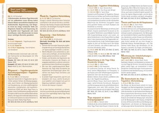 83Anmeldeformular siehe S. 231 · Info/Anmeldung Tel.: BM 05234/870 · WW 02685/80020 · NO 04426/9041610 · AL 08361/925300Kursinformationen und Tagesablauf: siehe S. 4+45 · Seminarleiter-Beschreibungen ab S. 92
YOGALEHRER/INWEITERBILDUNG
82
YOGALEHRER/INWEITERBILDUNGHATHAYOGAUNDFITNESS
HATHAYOGAUNDFITNESS
Next Level Yoga -
Yogalehrer Weiterbildung
BM, SL: Uli Schuchart
3 Wochenenden, die deinen Yoga Unterricht
auf ein vollkommen neues Niveau heben
können! Neben wesentlichen Aspekten wie
Authentizität, Begeisterung und Hinga-
be lernst du einige technische Skills wie
Alignment, Hands On und Sequencing, die
die Qualität einer Yogastunde sehr stark
beeinﬂussen. Jedes Wochenende ist einem
dieser wichtigen Bereiche gewidmet.
Termine:
9.-11.4.21 Alignment – Yogatherapeutische
Ausrichtungsprinzipien
9.-11.7.21 Hands On
15.-17.10.21 Sequencing - Vom Einfachen
zum Komplexen
Die Wochenenden sind einzeln oder unter die-
sem Seminartitel als Gesamtpaket mit 10%
Rabatt buchbar.
Einzeln: MZ 180€, DZ 216€, EZ 251€, S/Z/
Womo 155€
Kompakt: MZ 486€, DZ 583€, EZ 678€, S/Z/
Womo 413€ für alle 3 Wochenenden.
Alignment – Yogatherapeutische
Ausrichtungsprinzipien – Yogalehrer
Weiterbildung
9.-11.4.21 BM, SL: Uli Schuchart
Alignment beschreibt im Yogakontext das Ein-
richten präziser Achsen des Bewegungsappa-
rates, durch Setzen von Bewegungsimpulsen
und Visualisierung, um einen größtmöglichen
physischen, energetischen und krankheits-
präventiven Effekt auf deine Yoga Praxis zu
erzielen.UnterZuhilfenahmespiraldynamischer
PrinzipienerfährstdueinesubtilereEbenedeines
Wesens.AlsYogaunterrichtende/rbekommstdu
ein tieferes Verständnis für deine Teilnehmer in
Bezug auf deren Hatha Yoga Praxis.
MZ 180€, DZ 216€, EZ 251€, S/Z/Womo 155€
HandsOn-YogalehrerWeiterbildung
9.-11.7.21 BM, SL: Uli Schuchart
Erlange in diesem Workshop deine Sicherheit
und Klarheit in der aktiven Korrektur und Hilfe-
stellungindenAsanas,VinyasassowieHandsOn
und Assits. Die benötigten Kunstgriffe werden
erarbeitet und vertieft.
MZ 180€, DZ 216€, EZ 251€, S/Z/Womo 155€
Sequencing - Vom Einfachen
zum Komplexen
15.-17.10.21 BM, SL: Uli Schuchart
Wertvolle Vorschläge für dich und deine
Yogaschüler, u.a.
» ErlerneneinersinnvollenSequenzierung/An-
einanderreihungvonSonnengrußvariationen,
um Spannungsbögen erstellen zu können.
» Welche Muskeln sind vorbereitend zu akti-
vieren und zu kräftigen, um eine bestimmte
Asana optimal einnehmen zu können?
» Erleben und Verstehen der Eigenheiten der
individuellen Anatomie des Körpers, um
angepasstpraktizierenzukönnenundsoent-
sprechendaufdeineTeilnehmereinzugehen.
» Wie man über yogatherapeutische Modi-
ﬁkationen der Yoga Vidya Grundreihe bei
körperlichen Einschränkungen deiner Teil-
nehmer eine Asana Praxis fortführen und
anpassen kann.
» Es werden Fragen besprochen, was frei und
beweglich sein muss, welche Strukturen
zuvor gedehnt und entspannt als auch im
Gegenzug stabilisiert werden sollten.
» Erlernen der Asanas in Sanskrit
Um an dem Seminar teilnehmen zu können,
sind eine ausreichende physische Belastbarkeit
wie auch eine regelmäßige Hatha Yoga Praxis
empfehlenswert.
MZ 180€, DZ 216€, EZ 251€, S/Z/Womo 155€
AsanaExakt–YogalehrerWeiterbildung
7.-9.5.21 WW, SL: Gauri Daniela Reich
6.-11.6.21 WW, SL: Sina Divya Jyoti Wingen
17.-19.12.21 BM, SL: Savitri Retat
Anatomie und Physiologie für Yogalehrer. Genaue
Kenntnisse von Aufbau und Funktion des Körpers
sind entscheidend, um die Asanas im Unterricht
nochkompetenteranzuleiten,aufdieindividuellen
Bedürfnisse der Teilnehmer einzugehen sowie
einen gezielten Aufbau von Kraft, Ausdauer und
Flexibilität zu erreichen.
In praxisorientierten Workshops vertiefst du dein
Wissen, erspürst anatomische Strukturen an dir,
denanderenTeilnehmernundamModell.Dulernst
tiefe Zusammenhänge kennen und nutzen, um
deineSchüler/inneninihrerPraxiseffektivzu(beg)
leiten.IndenthemenorientiertenYogastundenver-
tiefstdudasErlernte.IndenTiefenentspannungen
begibst du dich auf die Reise durch den Körper
und seine Systeme, und erfährst dabei auch ein
intuitives Verständnis dafür.
6.-11.6.21 WW: MZ 391€, DZ 476€, EZ 563€,
Z/Womo 323€
7.-9.5.21 WW, 17.-19.12.21 BM: MZ 180€, DZ
216€, EZ 251€, S (nur BM) Z/Womo 155€
Abwechslung in die Yoga Vidya
Grundreihe bringen
9.-11.4.21 BM, SL: Savitri Retat
6.-8.8.21 WW, SL: Kay Hadamietz
Ein praktisches Seminar mit wenig Theorie: Du
lernst weitere Möglichkeiten im Pranayama, in
denAsanasundinderTiefenentspannungkennen.
Spielerisch führt dich der Einsatz von
Bändern,Klötzen,Kissen,DeckenundMattenüber
das in der Yogalehrerausbildung
gelernte Wissen hinaus. Auch durch exakte An-
sagen, weiterführende Korrekturen, Bodywork
undPartnerasanaskannstduanschließenddeinen
Yogastunden noch mehr Tiefe verleihen. Freue
dich auf neue Impulse und viel eigene Yoga Praxis.
MZ 180€, DZ 216€, EZ 251€, S (nur BM)/Z/
Womo 155€
Yoga angepasst an deinen
Bewegungsapparat
2.-4.7.21 BM, SL: Adinath Zöller
EntdeckewiedieunterschiedlichenKnochenformen
deine Yoga Praxis beeinﬂussen. Erkenne die Be-
grenzungenundMöglichkeitendesSkelettsbeider
Yogaübung. Wenn Menschen Asanas üben, dann
fühlt sich die gleiche Asana für jeden unterschied-
lich an, auch wenn es äußerlich gleich aussieht. Du
lernst die eigenen Begrenzungen und die deiner
Schüler besser verstehen und damit umzugehen.
MZ 180€, DZ 216€, EZ 251€, S/Z/Womo 155€
Theorie und Praxis der 84 Hauptasanas
23.-25.7.21. BM, SL: Savitri Retat
5.-7.11.21 WW, SL: Kay Hadamietz
ZieldiesesSeminarsistes,dieHauptasanasgenauer
zu analysieren. Die einzelnen Asanas werden ge-
meinsamstudiertundbesprochen.IhreWirkungen
auf verschiedenen Ebenen sowie Kontraindikatio-
nen, Variationen und der Einsatz von Hilfsmitteln.
Korrekturen, Hilfestellungen und Ausrichtung. In
jeder Einheit wenden wir uns einer Gruppe zu
(Stehende Asanas, Rückwärtsbeugen, etc.). Das
Seminar bietet Raum, das Verständnis um die
Asanas zu vertiefen, für Fragen und Diskussion.
MZ 180€, DZ 216€, EZ 251€, S (nur in BM)/Z/
Womo 155€
Meisterung der Umkehrhaltungen -
Yogalehrer Weiterbildung
30.7.-1.8.21 BM, SL: Atman Shanti Hoche
Kopfstand,SkorpionundHandstandzumeisternist
nur eine Frage der Technik. Sinnvolle Vorübungen
geben exakte Tipps, um systematisch in diese
königlichen Umkehrhaltungen hineinzukommen.
DubekommstdasHandwerkszeug,umesandeine
Schüler weiterzugeben.
MZ 180€, DZ 216€, EZ 251€, S/Z/Womo 155€
Die Biomechanik des Yoga –
Yogalehrer Weiterbildung
3.-5.12.21 BM, Marc Gerson
Das Wissen der Biomechanik schenkt dir Unab-
hängigkeit von Nachschlagewerken, Souveränität
und Sicherheit im Unterricht. Du bekommst ein
tiefesVerständnisfürdieAnatomiederBewegung.
Deine anatomischen Kenntnisse werden intensi-
viert, aufgefrischt und vertieft. Beobachtung und
Analyse verschiedenster Bewegungen, besonders
auchderBewegungenindenAsanas,ermöglichen
dir einen differenzierten Blick auf die Bewegungs-
möglichkeiten und Gründe von Bewegungsein-
schränkungen deiner Kursteilnehmer. Dank dieses
 