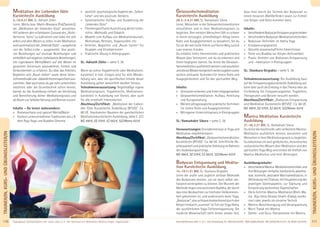 111Anmeldeformular siehe S. 231 · Info/Anmeldung Tel.: BM 05234/870 · WW 02685/80020 · NO 04426/9041610 · AL 08361/925300Tagesablauf, Seminarbeginn und -ende: siehe S. 4 · Alle Seminare mit Meditation, Mantra-Singen, Yogastunden
TRAINER/IN,KURS-UNDÜBUNGSLEITER/IN
110
TRAINER/IN,KURS-UNDÜBUNGSLEITER/IN
Meditation der Liebenden Güte
Kursleiter/in Ausbildung
5.-10.9.21 BM, SL: Adinath Zöller
Lerne, Metta bzw. Maitri-Bhavana (Pali/Sanskrit),
die „Meditation der liebenden Güte“ anzuleiten.
Hilf anderen den erfahrbaren Zustand des „Nicht-
Getrennt- Seins“ zu kultivieren und Liebe mit sich
selbst und allen Wesen zu teilen. In der Meditation
wirdsystematischdie„liebendeGüte“–ausgehend
von der Selbst-Liebe – ausgeweitet: Von positi-
ven Beziehungen auf neutrale Beziehungen und
schließlichaufnegative,vorbelasteteBeziehungen.
Um irgendwann Metta/Maitri auf alle Wesen im
gesamten Universum auszudehnen, Einheit und
Verbundenheit zu erfahren. Du übst das Anleiten,
Begleiten und „Raum halten“ sowie deine Unter-
richtsmethodikund-didaktikthemenspeziﬁschaus-
zurichten.Aberauchwenndugarnichtunterrichten
möchtest oder die Grundtechnik schon kennst,
kannst du die Ausbildung einfach als Vertiefung
und Bereicherung deiner Meditationspraxis und
als Raum zur Selbsterfahrung und Retreat nutzen.
Inhalte – Du lernst insbesondere:
» Brahmavihara und speziell Metta/Maitri
» Kontext unterschiedlicher Traditionen wie z.B.
dem Raja Yoga und Buddha-Dharma
» westlich-psychologische Aspekte der „Selbst-
Liebe“ und des positiven Denkens
» Systematischer Aufbau und Ausweitung der
„liebenden Güte“
» Themenspeziﬁsche Ausrichtung deiner Unter-
richts- Methodik und Didaktik
» Modelle zum Aufbau von Meditationskursen,
Workshops, Retreats, Yogastunden, etc.
» Anleiten, Begleiten und „Raum halten“ für
Gruppen und Einzelpersonen
» Praktische Übung in Kleingruppen
SL: Adinath Zöller - siehe S. 36
Wenn du schon Yogalehrer/in oder Meditations-
kursleiter/ in bist: Einiges wird für dich Wieder-
holung sein, aber die speziﬁschen Inhalte dieser
Ausbildung gehen wesentlich darüber hinaus.
Teilnahmevoraussetzung: Regelmäßige eigene
Meditationspraxis. Yogalehrer/in, Meditations-
kursleiter/ in Ausbildung von Vorteil, aber auch
für alle ernsthaft Interessierten.
Abschluss/Zertiﬁkat: „Meditation der Lieben-
den Güte Kursleiter/in Ausbildung (BYVG)“. Ca.
60 UE. Anerkannter Baustein der ganzheitlichen
Meditationskursleiter/in Ausbildung, siehe S. 227.
MZ 490€, DZ 576€, EZ 663€, S/Z/Womo 423€
Gelassenheitsmeditation
Kursleiter/in Ausbildung
28.3.-2.4.21 BM, SL: Ramashakti Sikora
Lerne, Menschen in die Gelassenheitsmeditation
einzuführen und in ihrer Meditationspraxis zu
begleiten. Den meisten Menschen fällt es schwer
in ihrem stressigen, schnelllebigen Alltag innere
Ruhe und Ausgeglichenheit zu bewahren. Sei du
für sie der wertvolle Führer auf ihrem Weg zurück
zum inneren Frieden.
Du erhältst tiefes theoretisches und praktisches
Wissen über Stressoren, wie du sie erkennen und
ihnen begegnen kannst. Du lernst die Gelassen-
heitsmeditationausführlichkennenundanzuleiten
unddiesesWissenkompetentweiterzugebensowie
weitere wirksame Techniken für innere Ruhe und
Ausgeglichenheit und für den spirituellen Weg.
Inhalte:
» Stressorenerkennenundihnenentgegenwirken
» Gelassenheitsmeditation: Aufbau, Anleitung
und Kursgestaltung
» Weitere alltagstaugliche praktische Techniken
für innere Ruhe und Ausgeglichenheit
» Mit eigener Unterrichtspraxis in Kleingruppen
SL: Ramashakti Sikora - siehe S. 39
Voraussetzungen: Grundkenntnisse in Yoga und
Meditation empfehlenswert.
Abschluss/Zertiﬁkat: „Gelassenheitsmeditation
Kursleiter/in (BYVG)“. Ca. 60 UE. Schriftliche Ab-
schlussarbeitundpraktischeAnleitungimRahmen
des Ausbildungssettings.
MZ 490€, DZ 576€, EZ 663€, S/Z/Womo 423€
Bodyscan Entspannung und Medita-
tion Kursleiter/in Ausbildung
14.-19.11.21 BM, SL: Shankara Girgsdies
Lerne die uralte und zugleich zeitlose Methodik
des Bodyscans kennen, um sie dann selbst um-
fassend weitergeben zu können. Die Wurzeln der
MethodeliegeneinerseitsbeimBuddha,derdurch
das reine Beobachten zur höchsten Vollkommen-
heit gekommen ist, und andererseits beim Yoga.
„Bodyscan“, also achtsam beobachtend durch den
Körper hindurch „scannen“ ist Teil von Yoga Nidra,
der ausführlichen Yoga-Tiefenentspannung. Die
moderne Wissenschaft stellt immer wieder fest,
dass man durch die Technik des Bodyscan zu
einem besseren Wohlbeﬁnden sowie zur Einheit
von Körper und Geist kommen kann.
Inhalte:
» VerschiedeneBodyscanEntspannungstechniken
» Verschiedene Bodyscan Meditationstechniken
» Bodyscan-Techniken im Hatha Yoga
» Entspannungsgesetze
» Aktuelle wissenschaftliche Erkenntnisse
» Texte von Buddha zur Körper-Achtsamkeit
» Praxis: Anleiten von Bodyscan-Entspannung
und –meditation in Kleingruppen
SL: Shankara Girgsdies - siehe S. 39
Teilnahmevoraussetzung: Die Ausbildung baut
aufderEntspannungskursleiter/inAusbildungauf,
kann aber auch als Einstieg in das Thema oder als
Fortbildung für Entspannungsleiter, Yogalehrer,
Therapeuten und Berater besucht werden.
Abschluss/Zertiﬁkat: „Bodyscan Entspannung
und Meditation Kursleiter/in (BYVG)“. Ca. 60 UE.
MZ 490€, DZ 576€, EZ 663€, S/Z/Womo 423€
Mantra Meditation Kursleiter/in
Ausbildung
21.-26.3.21 BM, SL: Ramashakti Sikora
Du lernst die machtvolle, sehr verbreitete Mantra-
Meditation ausführlich kennen, anzuleiten und
Menschen in ihrer Meditationspraxis zu begleiten.
Du bekommst ein weit gefächertes, theoretisches
und praktisches Wissen über Meditation und den
spirituellen Yoga Weg und erlebst die Vielfalt von
Mantra-Meditation und ihrer Wirkungen.
Ausbildungsinhalte:
» VerschiedeneMantra-Meditationstechnikenund
ihreWirkungen:einfache,kombinierte,absichts-
lose, konkrete, abstrakte Mantrameditation; in
VerbindungmitChakras;mitVisualisierungdes
jeweiligen Gottesaspekts; zur Stärkung und
Entwicklung bestimmter Eigenschaften
» Die 6-Schritte-Mantra-Meditation (Rishi-Ma-
tra- Bija-Ishta Devata-Shakti-Kilaka), kombi-
niert oder jeweils als einzelne Technik
» Mantra-Beschleunigung und Verlangsamung
» Murti Tratak mit Mantra
» Götter- und Guru-Fantasiereise mit Mantra
Tagesablauf, Seminarbeginn und -ende: siehe S. 4 · Alle Seminare mit Meditation, Mantra-Singen, Yogastunden
 