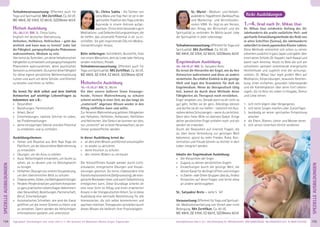 155Anmeldeformular siehe S. 231 · Info/Anmeldung Tel.: BM 05234/870 · WW 02685/80020 · NO 04426/9041610 · AL 08361/925300Tagesablauf, Seminarbeginn und -ende: siehe S. 4 · Alle Seminare mit Meditation, Mantra-Singen, Yogastunden
SPEZIELLEAUSBILDUNGEN
154
SPEZIELLEAUSBILDUNGEN
Teilnahmevoraussetzung: Offenheit auch für
Yoga und Spiritualität. Mit Zertiﬁkat. Ca. 60 UE.
MZ 490€, DZ 576€, EZ 663€, S/Z/Womo 423€
Hellseh Ausbildung
25.-30.7.21 BM, SL: Chitra Sukhu
Englisch mit deutscher Übersetzung
Hellsehen, Hellhören, Hellriechen – geht das
wirklich und kann man es lernen? Jeder hat
die Fähigkeit, parapsychologische Phänomene
wahrzunehmen, Medium zu sein.
Hier lernst du Techniken, um deine hellseherischen
Fähigkeitenzuentwickelnundparapsychologische
Phänomene wahrzunehmen, deine psychischen
Sensoren zu entwickeln. Du kannst diese Fähigkeit
für deine eigene persönliche Weiterentwicklung
nutzen und auch um deine Schüler und Klienten
zu beraten und ihnen zu helfen.
Du lernst für dich selbst und dein Umfeld
Antworten auf wichtige Lebensfragen zu
bekommen wie z.B.:
» Gesundheit
» Beziehungen, Partnerschaft
» Arbeit, Beruf
» Entscheidungen, nächste Schritte im Leben,
bei Problemstellungen
» deine einzigartigen Talente und dein Potential
zu entdecken und zu entfalten
Ausbildungsthemen:
» Yamas und Niyamas aus dem Raja Yoga als
Plattform,umdieübersinnlicheWahrnehmung
zu entwickeln
» Übungen, um die Aura zu stärken
» Aura: Hellsichtigkeit entwickeln, um Auren zu
sehen, sie zu deuten und ins Gleichgewicht
zu bringen
» Hellsehen:ÜbungenzurinnerenVisualisierung,
um den übersinnlichen Blick zu schulen
» Chakrassehen,fühlen,insGleichgewichtbringen
» Pendeln:PendeleinsetzenundleichtAntworten
zu ganz praktischen Lebensfragen bekommen:
über Gesundheit, Beziehungen, Partnerschaft,
Beruf, Entscheidungen
» Automatisches Schreiben: wie wird der Kanal
geöffnet um die innere Stimme zu hören und
zu verstehen. Damit werden die Hellsichtigen
Informationen gestärkt und unterstützt
SL: Chitra Sukhu - Als Tochter von
Leela Mata und Yogi Hari ist sie in der
spirituellen Tradition des Yoga und des
Ayurveda in einem Ashram aufge-
wachsen. Chitra leitet besonders gern
Meditations- und Selbstentfaltungsseminare, die
dir helfen, das universelle Potential in dir zu er-
schließen. Sie gibt inspirierende CDs mit Medita-
tionsanleitungen heraus.
Bitte mitbringen: Schreibheft, Buntstifte, Foto
von einem Menschen, dem du Liebe oder Heilung
senden möchtest, Pendel.
Teilnahmevoraussetzung: Offenheit auch für
Yoga und Spiritualität. Mit Zertiﬁkat. Ca. 60 UE.
MZ 490€, DZ 576€, EZ 663€, S/Z/Womo 423€
Hellseher/in Ausbildung
10.-15.10.21 BM, SL: Myriel
Die über unsere äußeren Sinne hinausge-
hende, feinere Wahrnehmung zu schulen
scheint wichtig in einer Zeit, wo das lange als
„esoterisch“ abgetane Wissen wieder in den
Alltag einﬂießen kann und sollte.
Zur feineren Wahrnehmung gehören Fähigkeiten
wie Hellsehen, Hellhören, Hellwissen, Hellfühlen
und Hellriechen. Von Geburt an konnten wir dies;
nur „verlernen“ wir es beim Heranwachsen, da wir
immer grobstofﬂicher werden.
In dieser Ausbildung lernst du:
» an dein altes Wissen und Können anzuknüpfen
» es wieder zu aktivieren
» deine Intuition zu schulen
» den inneren Bildern zu vertrauen
Die feinstofﬂichen Kanäle werden durch Licht-
zirkulation, energetische Übungen und Visuali-
sierungen geschult. Du lernst insbesondere eine
Transformationstechnik(Selfprocessing),dieener-
getische Blockaden lösen und somit Selbstheilung
ermöglichen kann. Diese Grundlage schenkt dir
eine neue Sicht im Alltag und einen erweiterten
Ansatz in der therapeutischen Arbeit. So ist diese
Ausbildung eine wertvolle Bereicherung für alle
Interessierten, die sich selbst kennenlernen und
wachsen möchten. Therapeuten verstärken durch
dieses Wissen die Heilkraft ihrer Praxistätigkeit.
SL: Myriel - Medium- und Hellseh-
ausbilderin,Yogalehrerin,Bankkauffrau
und Marketing- und Vertriebsöko-
nomin VWA. Ihr liegt es am Herzen,
den Alltag, die Wirtschaft und die
Spiritualität zu verbinden. Ihr Motto lautet: Lebe
die Spiritualität in jeder Lebenslage.
Teilnahmevoraussetzung:OffenheitfürYogaund
Spiritualität. Mit Zertiﬁkat. Ca. 60 UE.
MZ 490€, DZ 576€, EZ 663€, S/Z/Womo 423€
Engelmedium Ausbildung
24.-29.10.21 BM, SL: Satyadevi Bretz
Du lernst die Hierarchie der Engel, wie du ihre
Antworten wahrnimmst und diese an andere
vermittelst. Du erhältst Einblick in die geistige
Welt und legst den Grundstein für dich als
Engelmedium. Wenn du therapeutisch tätig
bist, kannst du durch diese Methode deine
Fähigkeiten als Therapeut noch verstärken.
Engel umgeben uns. Gerade wenn es dir nicht so
gut geht, helfen sie dir gern. Allerdings können
und dürfen sie dir nur helfen – natürlich mit Aus-
nahme deines Schutzengels – wenn du sie bittest.
Denn dein freier Wille ist oberstes Gebot. Einige
deiner persönlichen Engel schlafen noch und wir
werden sie erwecken.
Durch die Gewissheit auf innerste Fragen, die
du über diese Verbindung zur geistigen Welt
bekommst, spürst du mehr Frieden. Ruhe, Kon-
zentration und Freude können so leichter in dein
Leben integriert werden.
Inhalte der Engelmedium Ausbildung:
» Die Hierarchien der Engel
» Zugang zu deinen persönlichen Engeln
» Einweihungen durch die geistige Welt, die
deinen Kanal für die Engel öffnen und reinigen
» InZweier-oderDreierGruppenübstdu,ﬁndest
Antworten auf deine Fragen und lernst diese
an andere weiterzugeben.
SL: Satyadevi Bretz - siehe S. 147
Voraussetzung:OffenheitfürYogaundSpirituali-
tät. Meditationserfahrung von Vorteil aber nicht
Bedingung. Mit Zertiﬁkat. Ca. 60 UE.
MZ 490€, DZ 576€, EZ 663€, S/Z/Womo 423€
Reiki Ausbildungen
1.-4. Grad nach Dr. Mikao Usui
Dr. Mikao Usui entdeckte Anfang des 20.
Jahrhunderts die uralte natürliche Heil- und
spirituelle Entwicklungsmethode des Reiki neu
in alten Schriften (Sutras), die Jahrhunderte
unberührt in einem japanischen Kloster ruhten.
Diese Methode verbreitete sich schon zu seinen
Lebzeiten zunächst in ganz Japan und später über
einen seiner Schüler, Dr. Hayashi, nach Hawaii und
damit nach Amerika. Heute ist Reiki die sich am
schnellsten weltweit verbreitende energetische
Heilmethode und zugleich eine der wirkungs-
vollsten. Dr. Mikao Usui legte großen Wert auf
Meditation, Körperübungen, bewusste Atemlen-
kung, einen einfachen, gesunden Lebenswandel
und die Kontemplation über seine fünf Lebens-
regeln, die im Kern ein Leben in Hingabe, Demut
und Liebe lehren:
1. sich nicht ärgern über Vergangenes
2. sich keine Sorgen machen über Zukünftiges
3. beständig an seiner spirituellen Entwicklung
arbeiten
4. die Eltern, Älteren, Lehrer und Meister ehren
5. sich seinen Unterhalt ehrlich verdienen
 