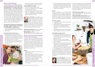 165Anmeldeformular siehe S. 231 · Info/Anmeldung Tel.: BM 05234/870 · WW 02685/80020 · NO 04426/9041610 · AL 08361/925300Tagesablauf, Seminarbeginn und -ende: siehe S. 4 · Alle Seminare mit Meditation, Mantra-Singen, Yogastunden
SPEZIELLEAUSBILDUNGEN
164
Vegane Kochausbildung
5.-10.4.21 BM, 7.-12.11.21 BM, SL: Kai Treude
Spielerisch und genussvoll lernst du die vielfäl-
tigen Möglichkeiten einer yogisch-pﬂanzlichen
Ernährung kennen – von deftig bis Rohkost.
Steige ein in die Geheimnisse und Grundprinzipien
derveganenKüche!IneinerbewährtenKombination
ausTheorieundpraktischenKochworkshopsunter
der fachkundigen Anleitung von Kai. Du wirst er-
stauntsein,wasallesanGeschmackszaubermöglich
ist in der Vielfalt der veganen Küche. Alle Zutaten
sind vegan und Bio - das tiefste yogische Prinzip
von „Ahimsa“, Gewaltlosigkeit, bleibt gewahrt. Sie
ist eine klassische Grundlage der Yoga Praxis und
hilft dir – neben einer gesunden Ernährung – zu
eigener, weiterer spiritueller Entwicklung.
Im praktischen Teil bereiten wir zusammen in
der Gruppe vegane Gerichte unter Berück-
sichtigung yogischer Grundsätze zu:
» Leckere vegane Vorspeisen und Desserts
» VollwertigeHauptgerichte,gekochtundRohkost
» Mit Rezepten
Im theoretischen Teil lernst du u.a.:
» Die Bedeutung der veganen Ernährung
» Die energetischen Wirkungen der verschiede-
nen Nahrungsmittel und Zubereitungsformen
» Die Wirkung von Nahrungsmitteln und ihrer
Zubereitung auf Körper und Geist
» Die Sicherstellung der Versorgung des Kör-
pers mit den nötigen Spurenelementen etc.
bei veganer Kost
» Die sinnvolle Zusammenstellung von Menüs,
für die Singleküche und die ganze Familie
Der Kurs eignet sich für alle:
» die ihre Ernährung umstellen wollen
» sich eine grundlegende Kenntnis der veganen
Kochkunst aneignen wollen
» vegane Kochworkshops durchführen wollen
» sowie für „Hobbyköche” und professionelle
Köche, die vegane Gerichte in ihre Angebots-
palette mit aufnehmen wollen
SL: Kai Treude - Als Yogalehrer und
Sänger wie auch als Koch der veganen
yogischen Küche schafft er immer
wieder neue Räume zum kreativen
Handeln und Genießen. Er war in ver-
schiedenenKüchen,beimvegetarischenCatering-
serviceaufvielenFestivalsund2Jahrealsschicht-
leitender Koch bei Yoga Vidya tätig. Seine tiefe
spirituelle Ausstrahlung berührt die Seele.
Teilnahmevoraussetzung: Erfahrung im Kochen.
Offenheit auch für Yoga und Spiritualität.
Mit Zertiﬁkat. Ca. 60 UE.
MZ 490€, DZ 576€, EZ 663€, S/Z/Womo 423€
Vegane 5-Elemente-Koch-Ausbildung
6.-13.6.21 BM, SL: Astrid Waligura
TaucheeinineineErnährungslehre,dieaufjahrtau-
sendealter Erfahrung beruht. Unter fachkundiger
Anleitung wirst du mit den Kochtechniken und
Prinzipien der veganen 5-Elemente-Küche der
TraditionellenChinesischenMedizin(TCM)vertraut
gemacht. Du lernst, wie du die Geheimnisse der
alten fernöstlichen Meister auf westliche Essge-
wohnheiten übertragen und zum Wohl deiner
Gesundheit einsetzen kannst.
Theorie:
» Das Wesen der 5 Elemente: Holz, Feuer, Erde,
Metall und Wasser
» DasAnalogiesystemder5-Elemente-Ernährung
» DiethermischenWirkungenderverschiedenen
Nahrungsmittel und Zubereitungsformen
» Die Wirkung von Nahrungsmitteln und ihrer
Zubereitung auf Körper und Geist
» Die Bedeutung von Geschmacksrichtungen,
Farben und Schnitttechniken in der 5-Ele-
mente-Küche
» Die sinnvolle Zusammenstellung von Menüs im
Sinneder5-Elemente-Basis-Ernährung,mitdem
BlickaufdasKlimaunddeinepersönlicheSituation
» Ausgleichen von Disharmonien in den Funk-
tionskreisen der Elemente
Praxis:
Wir bereiten zusammen in der Gruppe vegane
3-Gänge- Menüs mit Vorspeise, Hauptgericht
und Dessert zu, immer unter Berücksichtigung der
Prinzipien der veganen 5-Elemente-Küche (inkl.
Rezepte). Wir kochen dabei über Ländergrenzen
hinweg–vonderMisosuppebiszumSeitangulasch.
Du lernst, Gerichte
» so zu konzipieren, dass sie harmonisierend und
ausgleichend wirken
» selbst verändern zu können, nach dem eigenen
Geschmack und eigenen Bedürfnissen
» zur Aktivierung der Selbstheilungskräfte ein-
zusetzen
» nachvorgegebenerElemente-Betonungselbst-
ständig zusammenzustellen und zu kochen
Die Ausbildung richtet sich an:
» Menschen aus Heilberufen, Ernährungs- und
Gesundheitsberater,Ernährungswissenschaft-
ler, Mitarbeiter aus dem Bio-Lebensmittel-
handel, Kochlehrer
» Menschen, die kochen lernen möchten
» Lehrer aus verschiedenen Bereichen der fern-
östlichen Medizin
» Menschen,dieihreErnährungumstellenwollen
und/oder sich eine grundlegende Kenntnis der
veganen Kochkunst aneignen wollen
» professionelle Köche, die vegane Gerichte in
ihre Angebotspalette mit aufnehmen wollen.
Nach der Ausbildung kannst du das Gelernte in
der Beratung von Klienten und Patienten, in der
Durchführung von Kochkursen und als praktische
Ergänzung für TCM-Ausbildungen unmittelbar
umsetzen. Gute Grundlage auch, um VHS-Kurse
anzubieten.
SL: Astrid Waligura - Dipl. Sport-
lehrerin, Journalistin, Vegane 5-Ele-
mente-Köchin und TCM-Ernährungs-
beraterin. Sie entdeckte erst spät ihre
Leidenschaft fürs Kochen und erwarb
ihr Wissen in veganen Aus- und Fortbildungen,
Seminaren, Kochassistenzen, eigenen Kochkursen
und viel Fantasie. Eine große Afﬁnität hat die
Ernährungsberaterin zur gesundheitsunterstüt-
zenden 5-Elemente-Küche der traditionellen
chinesischen Medizin.
Teilnahmevoraussetzung: Eignet sich für An-
fänger und Fortgeschrittene. Offenheit auch für
Yoga und Spiritualität.
Abschluss/Zertiﬁkat: Mit Zertiﬁkat „Vegane/r
5-Elemente Koch/Köchin“ (BYVG). Ca. 80 UE.
MZ 662€, DZ 781€, EZ 901€, S/Z/Womo 568€
SPEZIELLEAUSBILDUNGEN
 