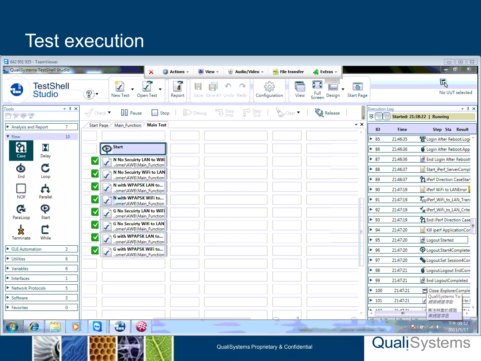 Test execution




                 QualiSystems Proprietary & Confidential
 