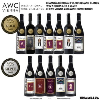 CHAMLIJA WINS AWC VIENNA 2018 as the BEST NATIONAL PRODUCER OF THE YEAR  for TURKEY