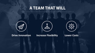 Drive Innovation Lower CostsIncrease Flexibility
 