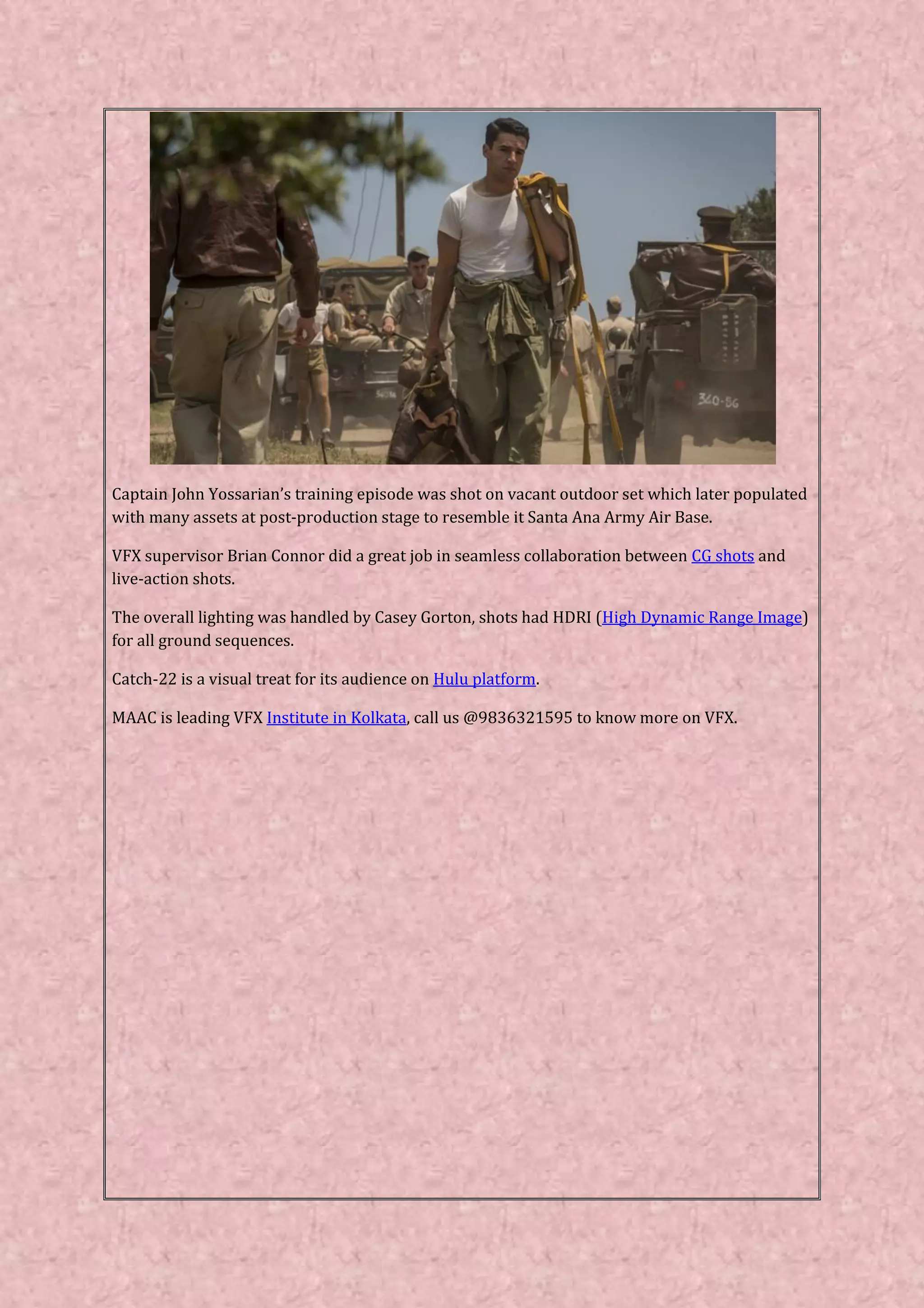 Awe-Inspiring VFX By DNEG For Catch-22 | PDF