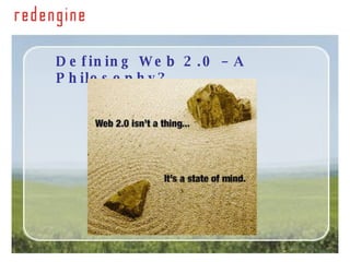 Defining Web 2.0 – A Philosophy? 