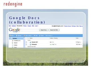 Google Docs (collaboration) 