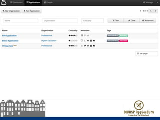 Building an AppSec Pipeline: Keeping your program, and your life, sane