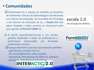 Apresentações online