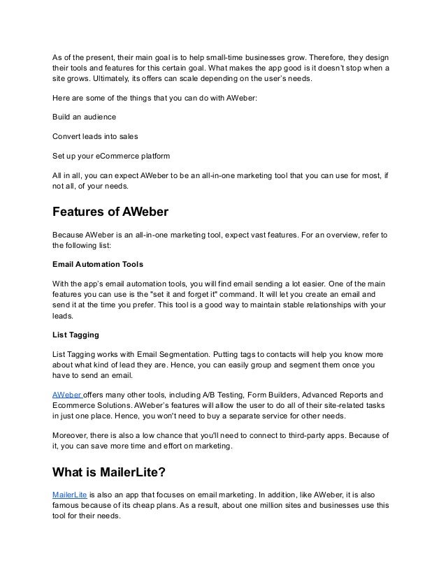 Aer vs MailerLite Which One Is Worth Your Money?