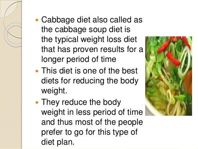 weekly diet