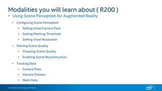 Real Sense R200 Augmented Reality with the Intel® RealSense™ SDK and R200 Camera | PDF