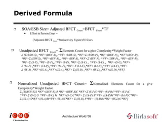 Api Formula Awes Aw Esb Soa Estimation 09 | PPT