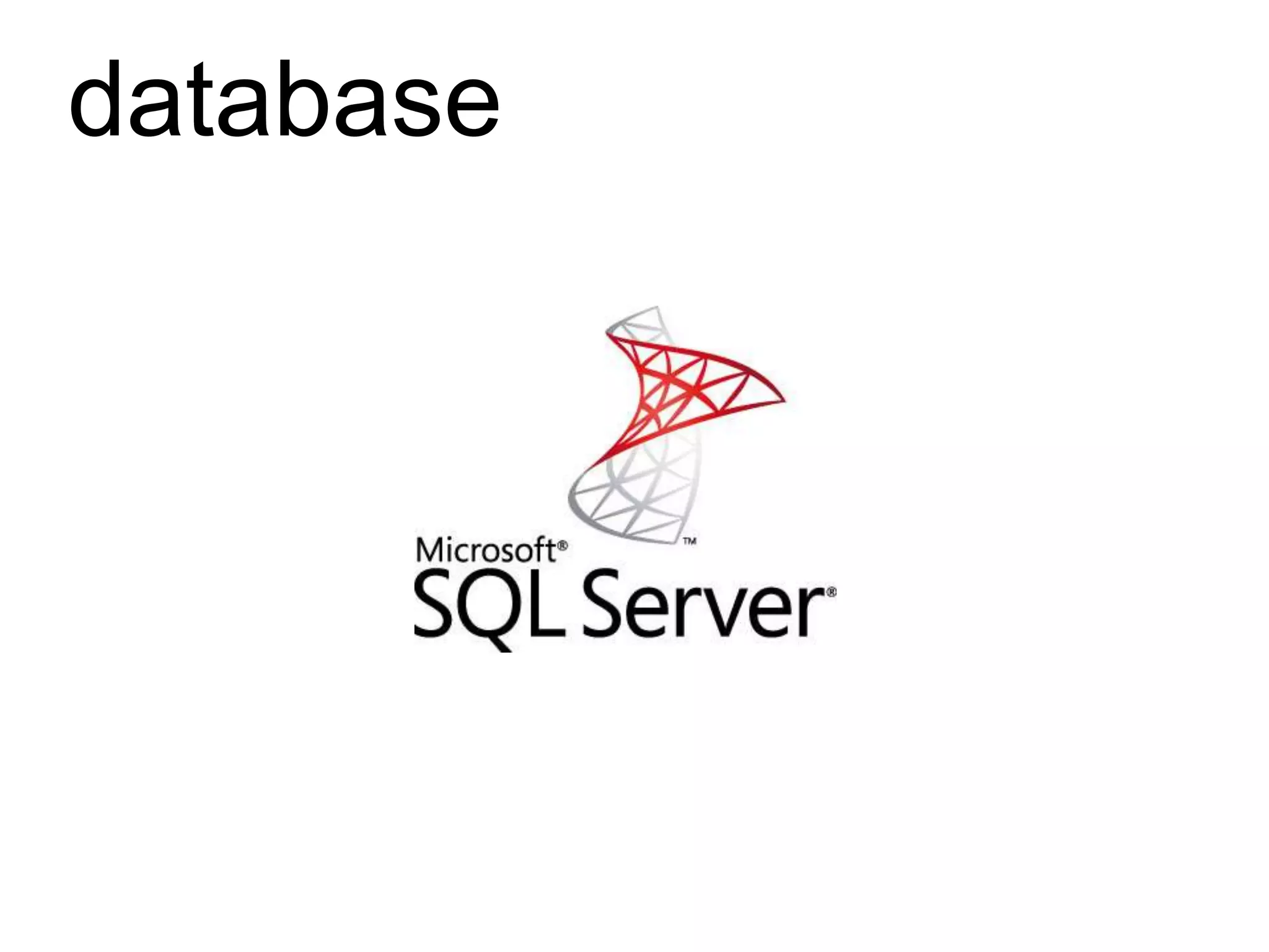database
 