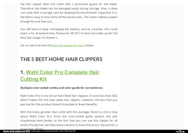Awesome 10 Best Hair Clippers