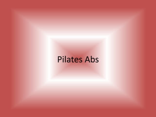 Figure 8 V SitVariation	- Range of Motion	- Add Weights	- Speed 	-Lever LengthCues	- Beginning with feet on the floor, seated on the sit bones and 	shoulders stacked over the hips; keeping the spine in neutral drop 	the shoulders back until the body forms a V from shoulders to hips 	to knees	- Pressing the navel to the spine, engaging the core to keep the 	spine in neutral position	- Bringing a light weight under one knee while slightly lifting the leg, 	repeating to the other side; dropping the rib to the opposite hip as 	the weight is reached across the body and under the leg.