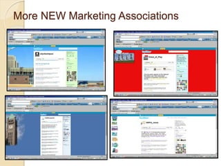 More NEW Marketing Associations
 