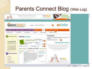 Parents Connect Blog (Web Log)
 