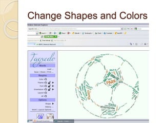 Change Shapes and Colors
 