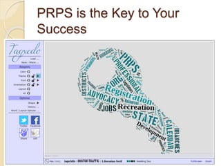 PRPS is the Key to Your
Success
 