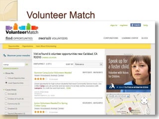 Volunteer Match
 