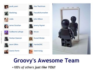 Command chains in DSLs
show = { println it }
square_root = { Math.sqrt(it) }
def please(action) {
[the: { what ->
[of: { n -> action(what(n)) }]
}]
}
please show the square_root of 100
// ==> 10.0
 