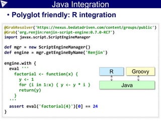 @TypeChecked(extensions='EdChecker.groovy')
def method() {
given the names "Ted", “Mary", "Jed" and “Pete"
display all the names
display the number of names having size less than 4
display the names having size less than 4
}
afterMethodCall { mc ->
mc.arguments.each {
if (isConstantExpression(it)) {
if (it.value instanceof String && !it.value.endsWith('ed')) {
addStaticTypeError("I don't like the name '${it.value}'", mc)
}
}
}
}
Or typed Groovy DSL version if required

 