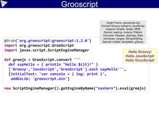 What style of language is Groovy?
 