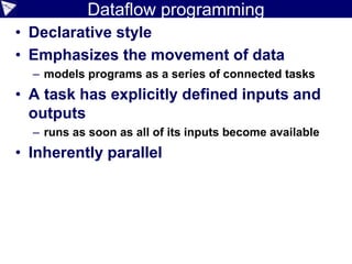 Multiparadigm
• Imperative roots from Java
• OO abstractions: classes,
interfaces, inheritance
• Properties
• Traits
• First class functional support via closures
• External libraries for advanced features
• Other paradigms via libraries
• Logic, dataflow, reactive
Awesome
 