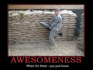 When it’s there - you just know.

 