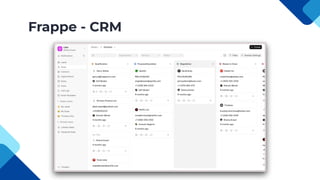 Frappe - CRM
 