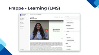 Frappe - Learning (LMS)
 