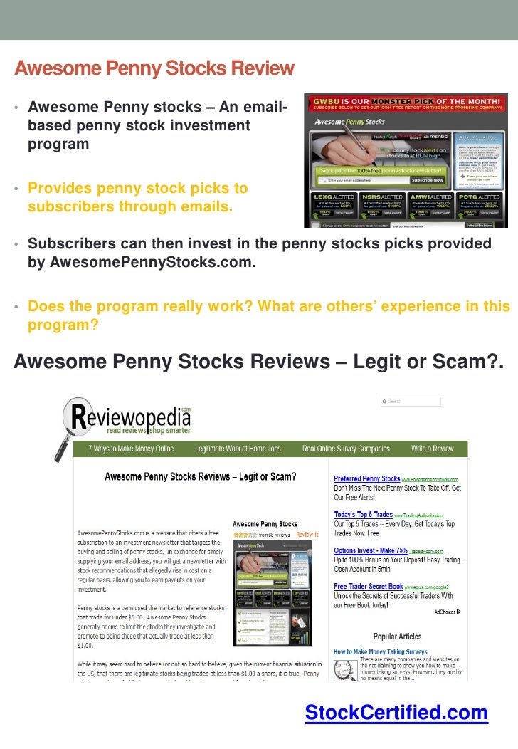Optionsxpress penny stocks review