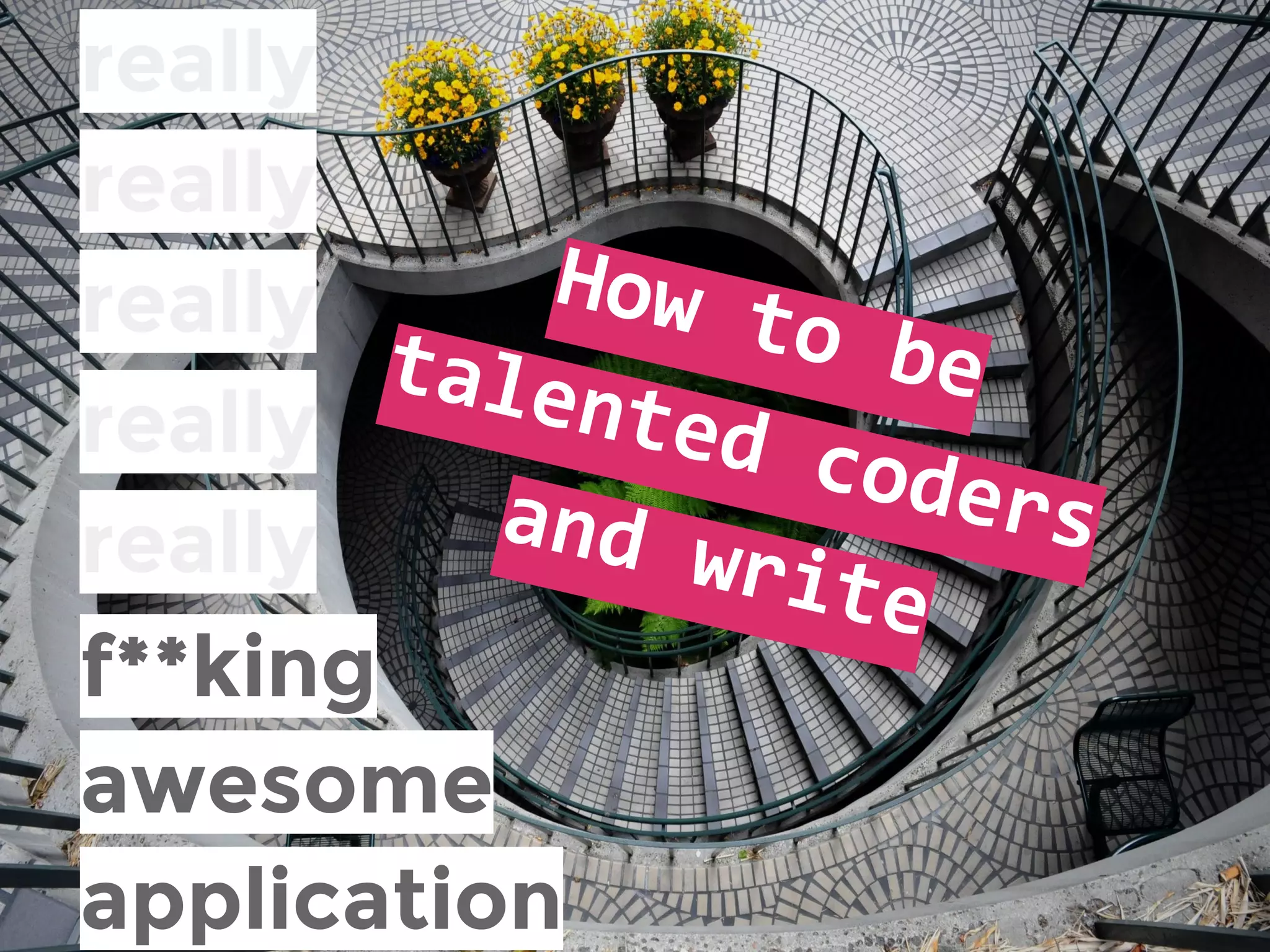 Coding is 10% of the job
Communication and
understanding
Read/Study
Coffee and
related .
awesome application #codemotion @liuggio
 