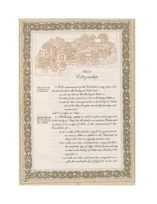 Awesome pictures in indian constitution