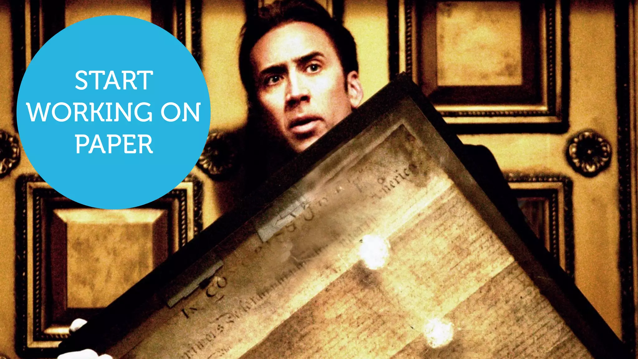 START
WORKING ON
PAPER
 