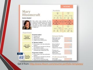 Get it from: http://www.hloom.com/resume-portfolio-templates/
 