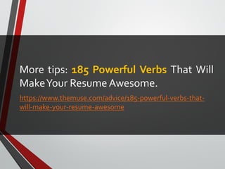 Awesome Templates that Make Your Resume Impressive