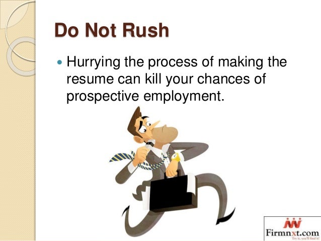 tips to improve resumes