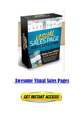 Awesome Visual Sales Pages
 